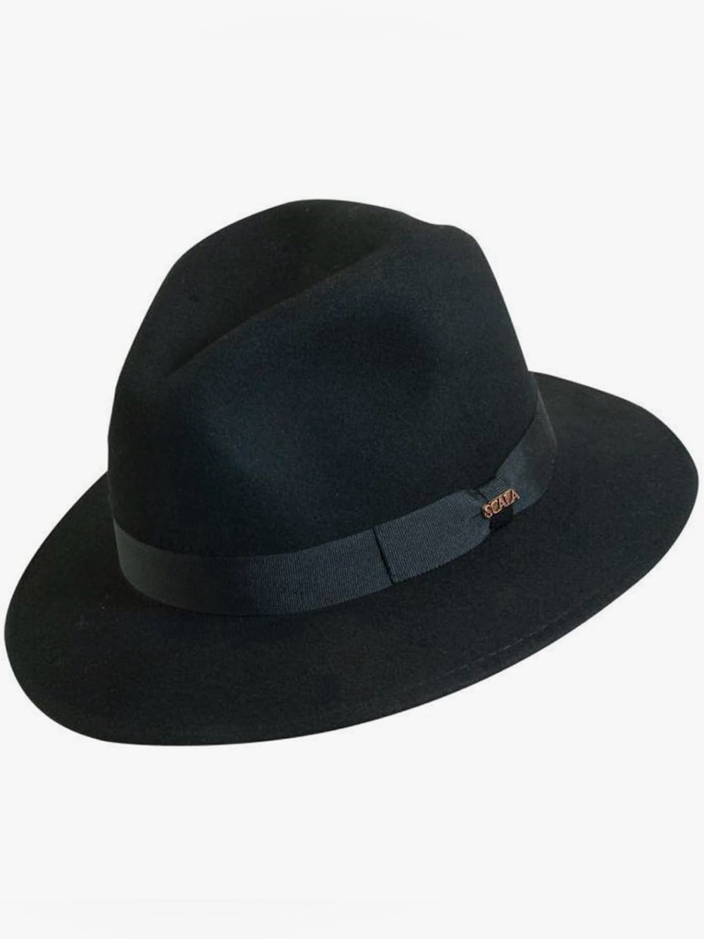 Scala Wool “Hyde Park” Black Fedora